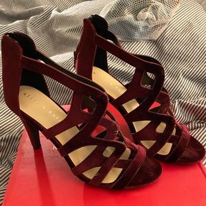 Kelly and Katie Ocilia burgundy heels